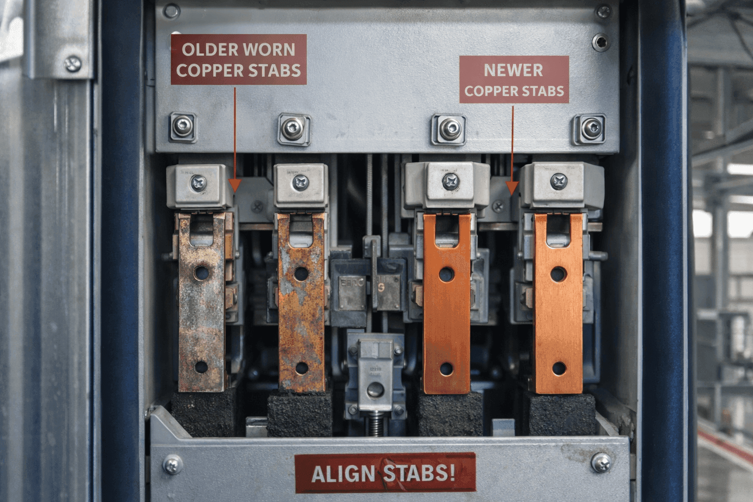 How to Identify the Correct Bus Stabs When Replacing Bus Plugs